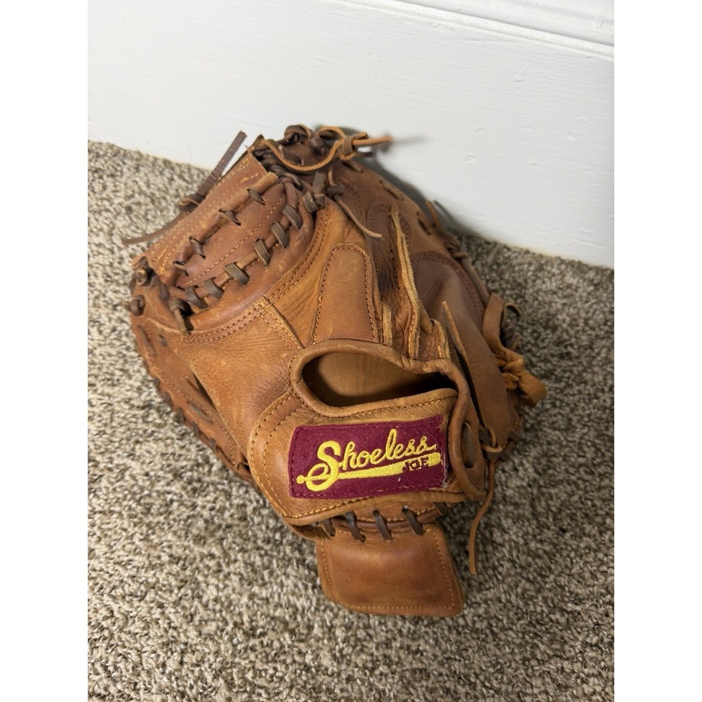 Shoeless Joe 3400 Catchers Glove "Antique Tobacco Leather" Lefty Throw Worn In